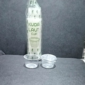 Gelas Plastik Bening Belimbing 60ml 50pcs l Cup Agar Jelly Puding Belimbing 60 ml