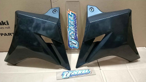 SAYAP FAIRING COVER RADIATOR BODI SAMPING NINJA R SS MASIH BAHAN BELUM NAIK WARNA