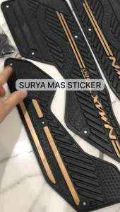 Karpet nmax turbo alas kaki pijakan bordes karet motor