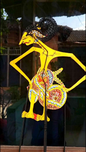 Wayang Kulit Arjuna/Janoko Asli Kulit Sapi Kualitas Bagus Ukuran Standar