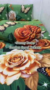 SPREI MOTIF TULIP SERIES SPREI MOTIF BUNGA BAHAN KATUN ADEM BERKUALITAS MIRIP BONITA SPREI SET LENGKAP SARBAN SARGUL