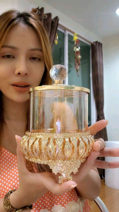 โถแก้วตกแต่ง ซึ่งเป็นได้ทั้งแจกันและใส่สื่งของ งามขนาด ราคาที่สุด