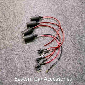 Car Power Plug Connector Car Lighter Socket Fuse Tap Adapter
