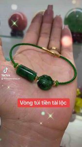 Vòng tay túi tiền mic lu thống tài lộc đầu xuôi đuôi lọt