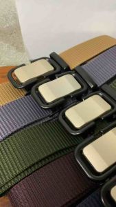 Sabuk Pria Remaja dan Dewasa Bahan Kanvas Model Rel Otomatis Terbaru