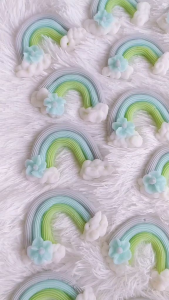 Rainbow and Clouds Soap Designs Perfect for Giveaways (5pcs)