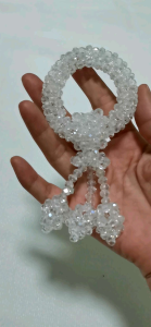 พวงมาลัยคริสตัล​ (Size​ S)​ เหมาะสำหรับ​ให้ญาติผู้ใหญ่​ ของขวัญ​ บูชาสิ่งศักดิ์สิทธิ์​ งานพิธีต่างๆ