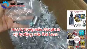Bộ ruột đầu phun xịt tự động mẫu Đài Loan (đầu con heo) cho máy 1HP  2HP