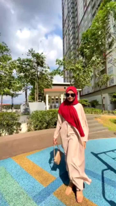 Kaftan Delisha - Long Sleeve Muslimah Kaftan Jubah Muslimah Long Dress Long Kaftan