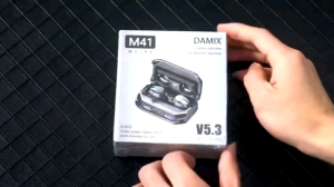 Headset Bluetooth M41 Wireless Bluetooth 5.3 4500 mAh RGB LED Display Powerbank TWS M41 Untuk Android & iOS