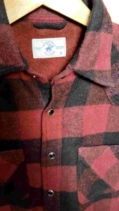 Kemeja Flanel Wol Outwear Branded Original Second Size M