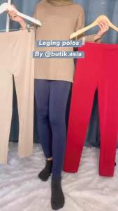 Basic Legging Leggings Spandek Panjang Standar  Sampai Super Jumbo