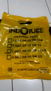 INDOTUBE BAN DALAM TRUK 750-16 PENTIL PANJANG