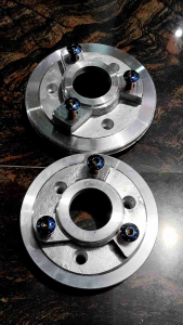 PLENDES ADAPTOR CAKRAM BELAKANG SATRIA FU TROMOL BESAR DAN TROMOL KECIL SET BAUT