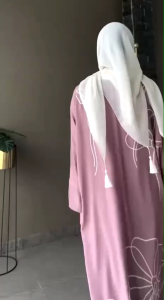 DRESS KAFTAN LYBE GAMIS RAYON PREMIUM KEKINIAN BUSUI ADEM GAMIS LEBARAN RAMADHAN TERBARU