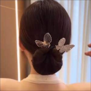 [SHIPS FROM MALAYSIA](Z190) ZAYA Premium Quality Elegant Butterfly Hairbun Wire Rope/Holder/Fashion Hairbun Clasp