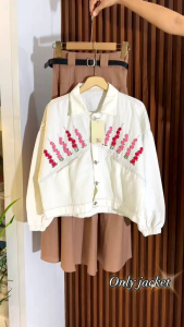 Jacket Soft Jeans Bordir