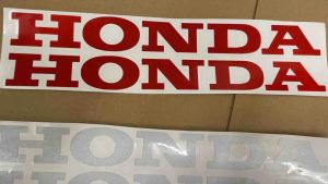 Tem Honda phản quan dán ốp sàn Sh trang trí các dòng xe( giá 1 cặp)
