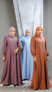 MIRANTIKA DRESS By Nadheera luxury gamis dress muslim wanita rayon premium motif busui wudhu friendly fashion muslimah simpel