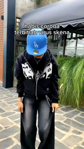Celana Jeans Gombrong Anak Skena Baggy - Celana Gombrong Anak Tanggung Pria wanita 7-15 Tahun