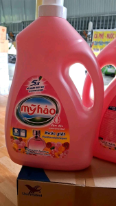 nước giặc Mỹ hảo hương nước hoa Pháp  bình 3.6kg đậm đặc hương thơm dịu mát kháng khuẩn khử mùi hôi cho áo quần sạch bóng trăng sáng giữ hương thơm dài lâu