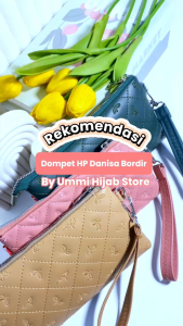 DANISA MOTIF BY INOE DOMPET CANTIK BAHAN KULIT SINTETIS