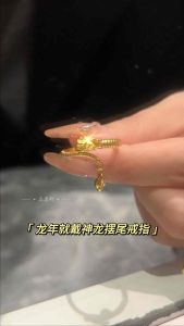 C06 (Beli 2 dapat bonus) COD Cincin naga gold Titannium simple