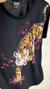 Kaos Pria/Wanita| Kaos Distro Full Printing 3D Motif - Pink Tiger