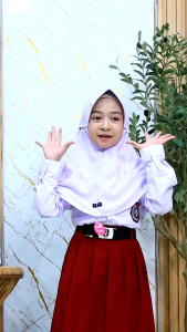Kerudung Bergo Hijab Anak Sekolah SD by Intania