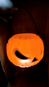 with Lights Pumpkin TRICK OR TREAT PUMPKIN HALLOWEEN DECOR