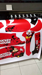 Stiker Decal Full Body Mickey Mouse untuk Mobil Scoopy