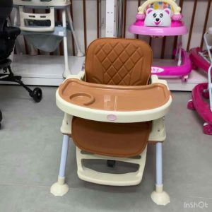 เก้าอี้กินข้าวเด็ก 5IN1 ด้ามเข็น บางหนังนิ่ม รับน้ำหนักได้ 40กิโล Minana-chair