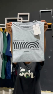 Kaos CREW NECK Oversize Pria & Wanita Dewasa 2XL-8XL Motif Random