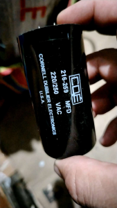 CDE 216-259uF 220V Starting Capacitor Made in USA