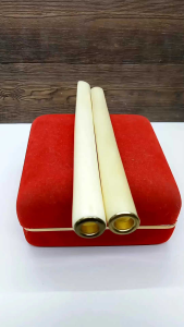 Once sedotan tulang sapi bulat variasi ring cincin