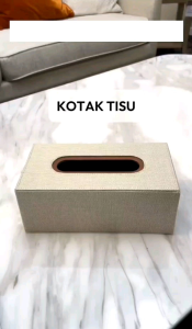 Kotak Tempat Tisu Kulit Desain Modern Estetik Glamor Tissue Box Tempat Tisu Mobil Dapur Kantor Resto