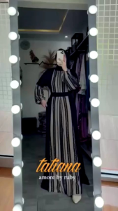 BEENA BASIC // COD // GAMIS BESTSELLER AMORE BY RUBY // SIMPLE KASUAL KEKINIAN MOTIF STRIPES