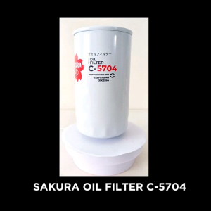 SAKURA OIL FILTER C-5704 [LOCAL SUPPLIER WARRANTY. IN STOCK READY TO SHIP WITHIN 24HRS.]