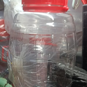4pcs Clear plastic palamigan with sandok