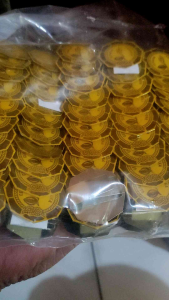 Ring kacu kuning ring hasduk Pramuka segi delapan