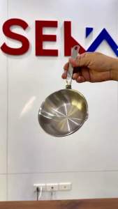 Chảo Inox 304 Seka 12cm Đúc Nguyên Khối Chống Dính Tự ThânTương Thích Với Mọi Loại Bếp