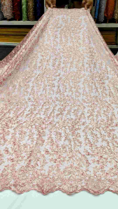 Kain Tile Kebaya Bordir. Tile Salur Bordir. Bahan Gamis Sekuin. Tile Spangel