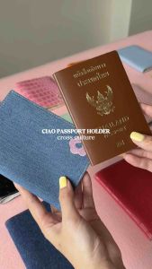 CROSS CULTURE - CIAO PASSPORT HOLDER กระเป๋าใส่พาสปอร์ตและบัตร