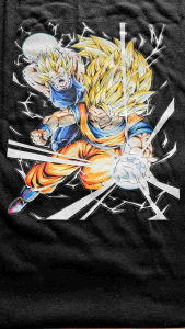Kaos Atasan oblong pria Lengan pendek Kaos oblong Dragon ball DTF/ Kaos pria / Kaos Oblong/ Baju Kaos Tshirt/ Tshirt pria / Tshirt pria