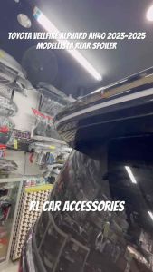 Toyota Vellfire Alphard AH40 2023 - modellista rear top spoiler cover bodykit body kit lamp led light modelista MDLT