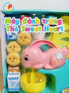 Đồ Chơi Máy Đánh Trứng Làm Bánh Thỏ Bunny SWEET HEART SH59002A PeeKaPaw Toys