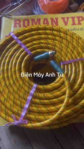 Dây Rửa Xe Dây Phun Thuốc 50 Mét Thái Lan 5 Lớp Chịu Áp Lực Cao Siêu Mềm Bền Đẹp Bảo Hành 12 Tháng