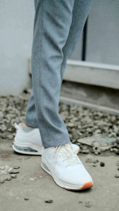 Celana Formal Pria SlimFit Standard LABASA ABU-ABU MUDA Bintik² Premium Quality