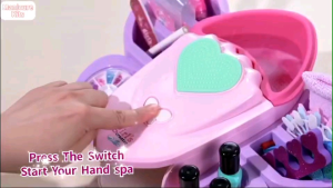 สีทาเล็บเด็ก พร้อมอุปกรณ์เครื่องเป่าแห้ง สามารถเพ้น ติดสติ๊กเกอร์ตามความชอบ