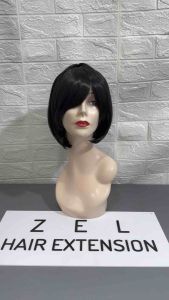 Washable Wig Black Net Type